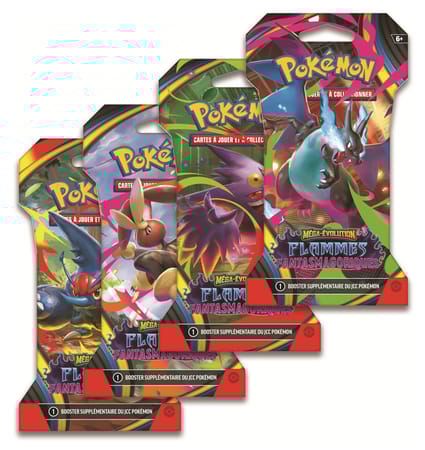 Booster Pokémon Flammes Fantasmagoriques – ME02 – 1 Booster FR