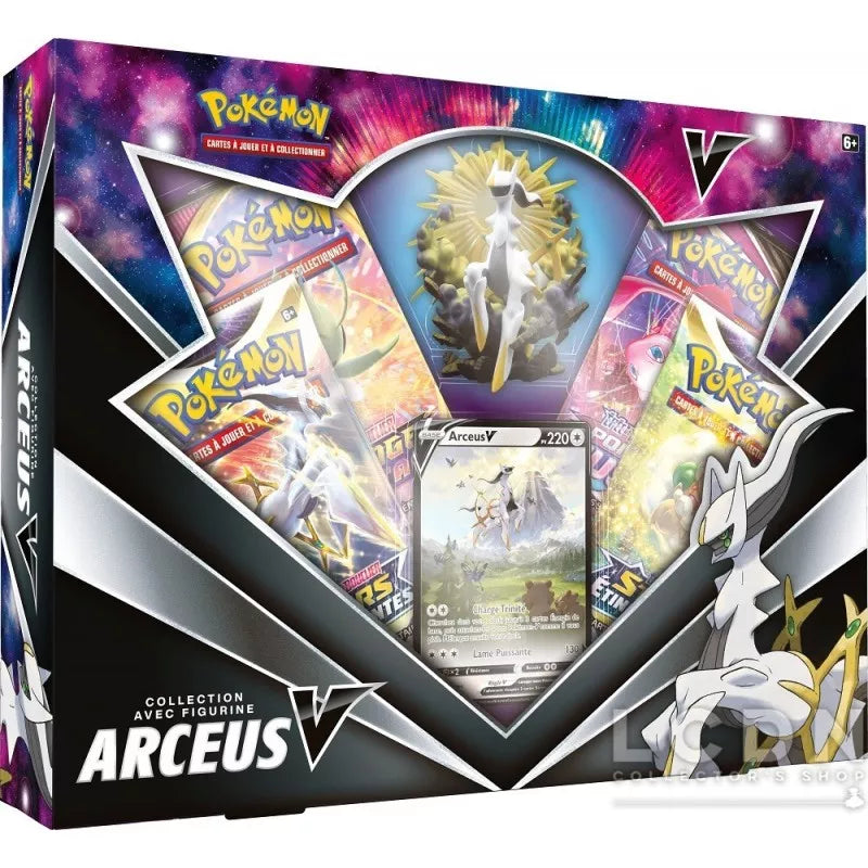 Pokémon Coffret V Arcéus Fig 4 boosters