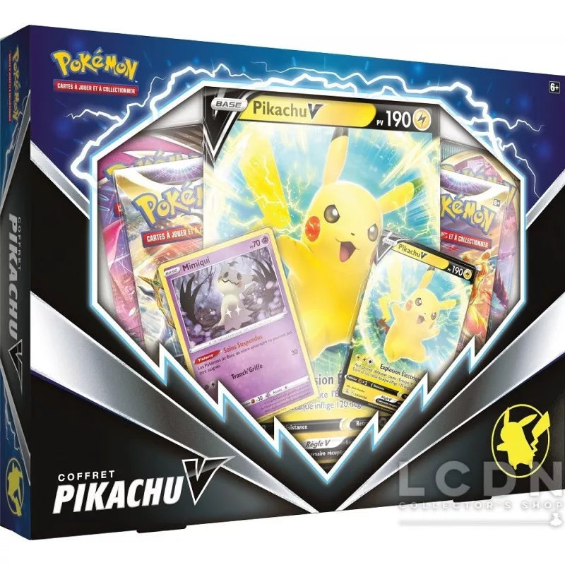 Pokémon coffret Pikachu V (4 boosters)