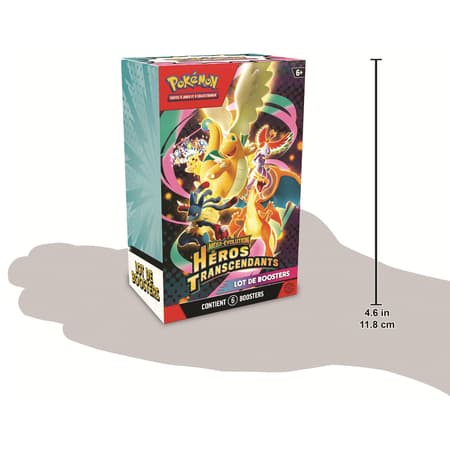 Pokémon JCC : Lot de 6 boosters Méga-Évolution - ME2.5 Héros Transcendants - FR