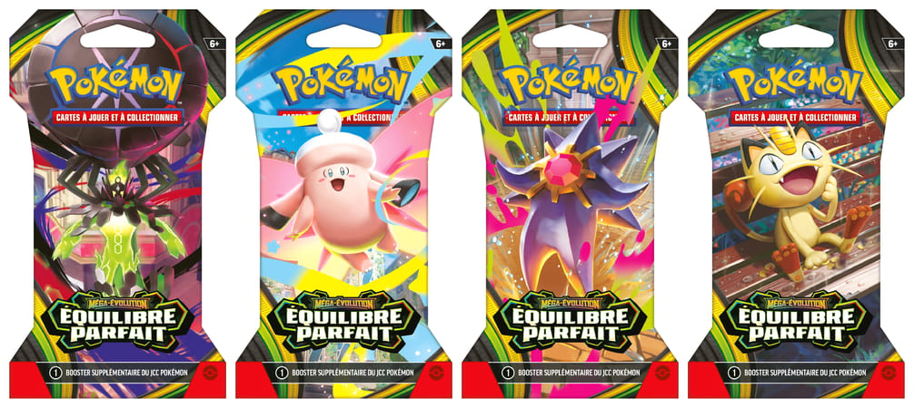 Pokémon – Blister 1 Booster ME03 Équilibre Parfait FR (Aléatoire)