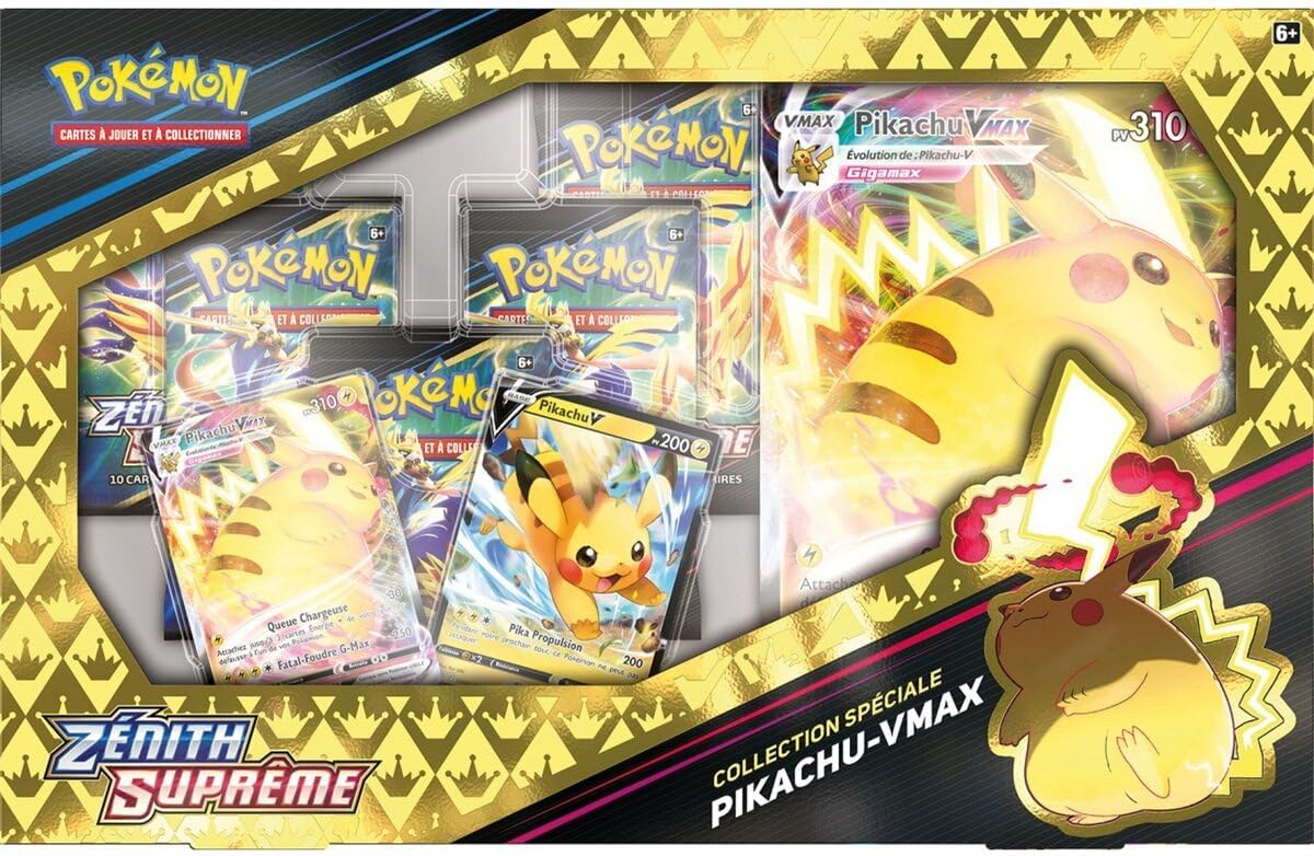 Pokémon Coffret Vmax Pikachu 12.5 - zenith supreme