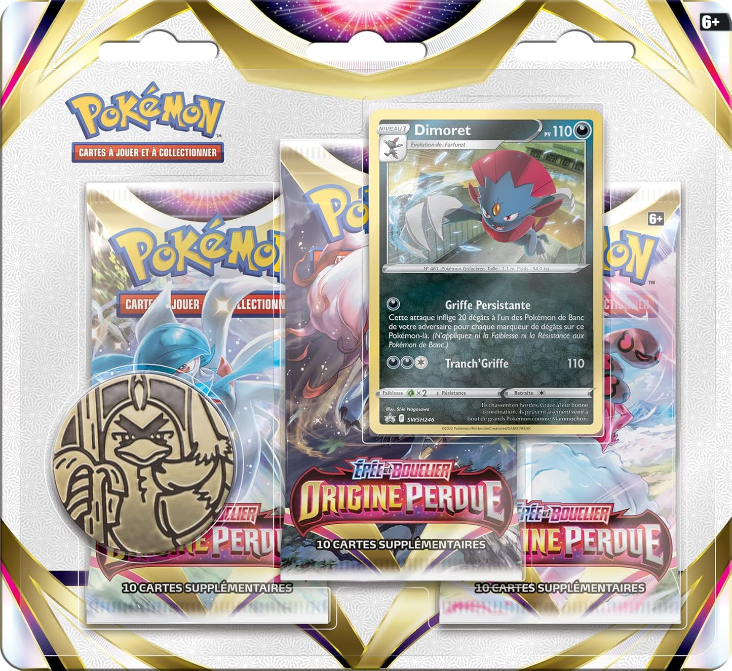 Pokemon Tripack Blisters Serie EB 11 - Origine perdue