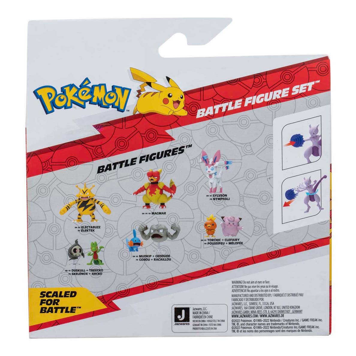 POKEMON - Mew et Mewtwo - Pack de 2 Figurine