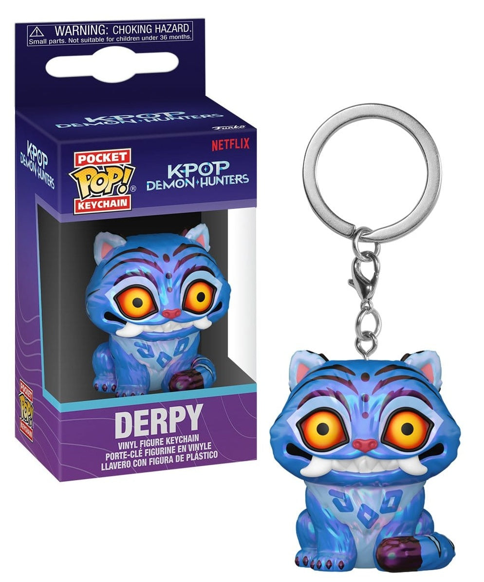 K-POP DEMON HUNTERS - Pocket Pop Keychain - Derpy - K-Pop Demon Hunters - Funko - Porte-clés - EAN 0889698956840