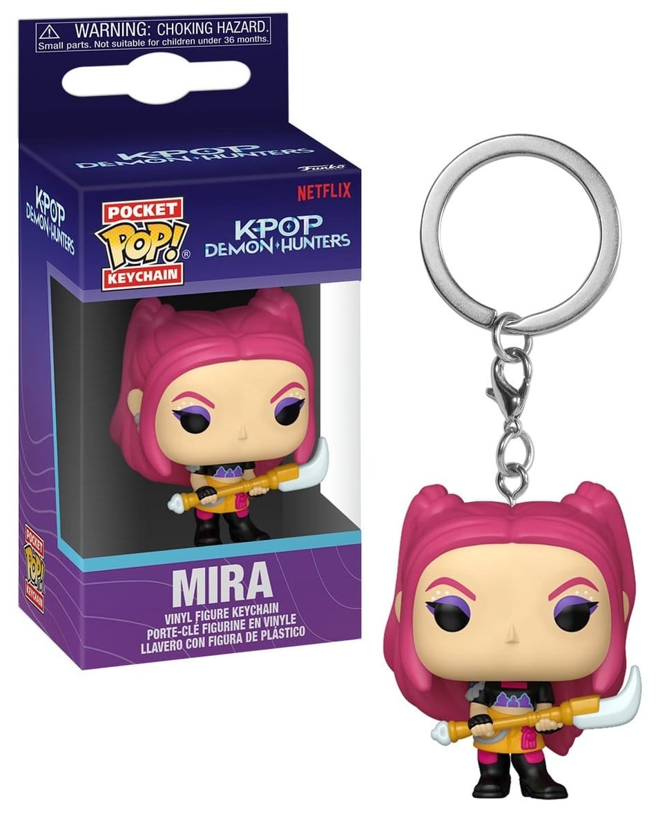 K-POP DEMON HUNTERS - Pocket Pop Keychain - Mira - K-Pop Demon Hunters - Funko - Porte-clés - EAN 0889698956864