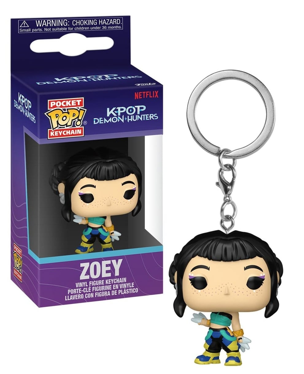K-POP DEMON HUNTERS - Pocket Pop Keychain - Zoey - K-Pop Demon Hunters - Funko - Porte-clés - EAN 0889698956888