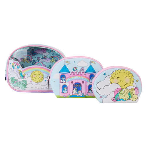 HASBRO Mon Petit Poney – Set de 3 Sacs Cosmétique Loungefly