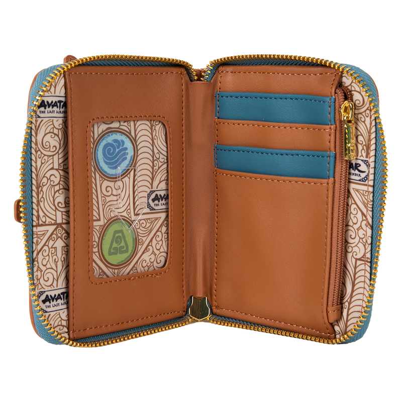 Portefeuille Avatar Aang Loungefly – vue intérieure