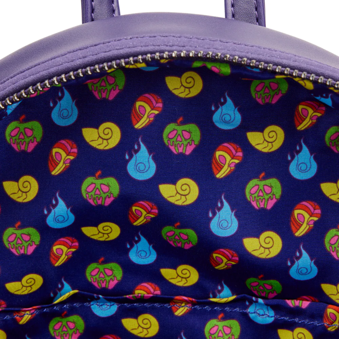 LoungeFly Disney Villains Brille dans le Noir – Mini Sac à Dos Collector