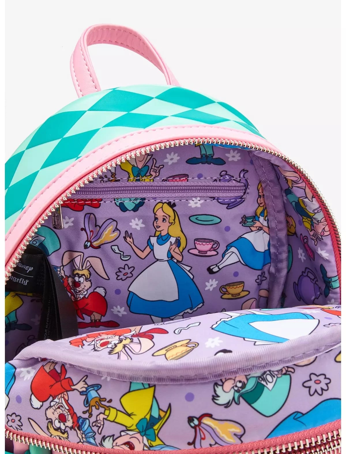 ALICE AU PAYS .. - Teacup Mouse - Mini Sac à Dos Loungefly "Exclusive"