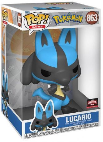 Funko Pop! Pokémon n°863 – Jumbo Lucario (25 cm)