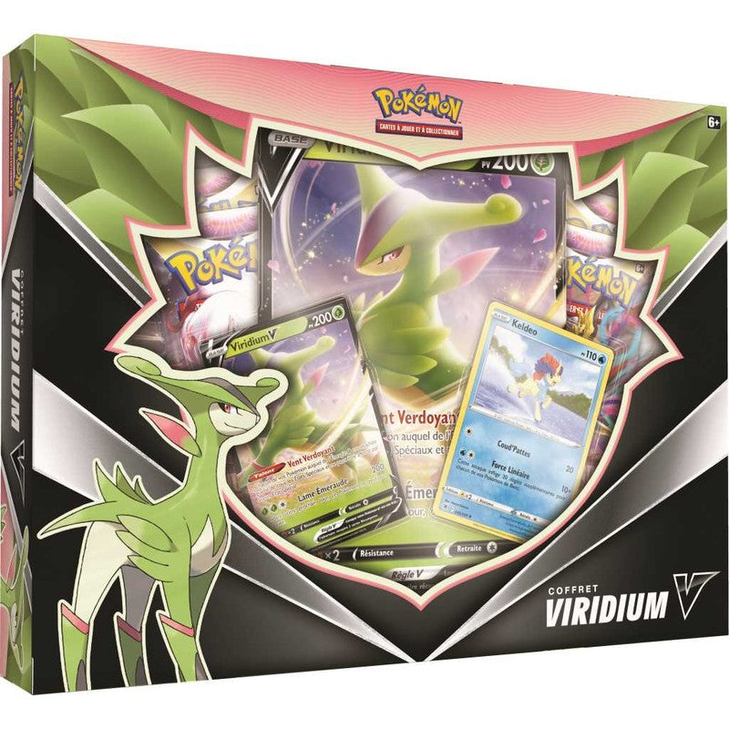 Contenu du Coffret Pokémon Viridium-V – boosters et carte promo