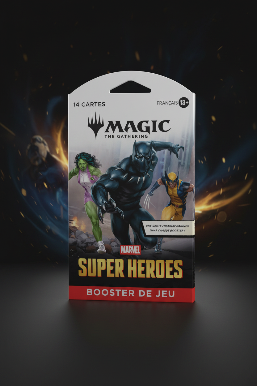 Magic: The Gathering – Booster de Jeu Marvel Super Heroes FR