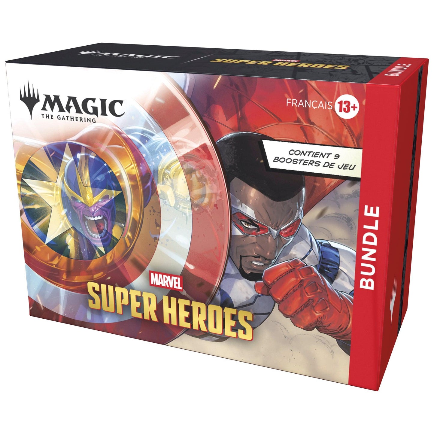 Coffret Marvel Super Heroes Magic The Gathering Universes Beyond avec Play Boosters et accessoires officiels