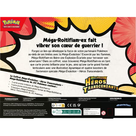 Pokémon – Coffret ex ME2.5 Héros Transcendants FR (Aléatoire)