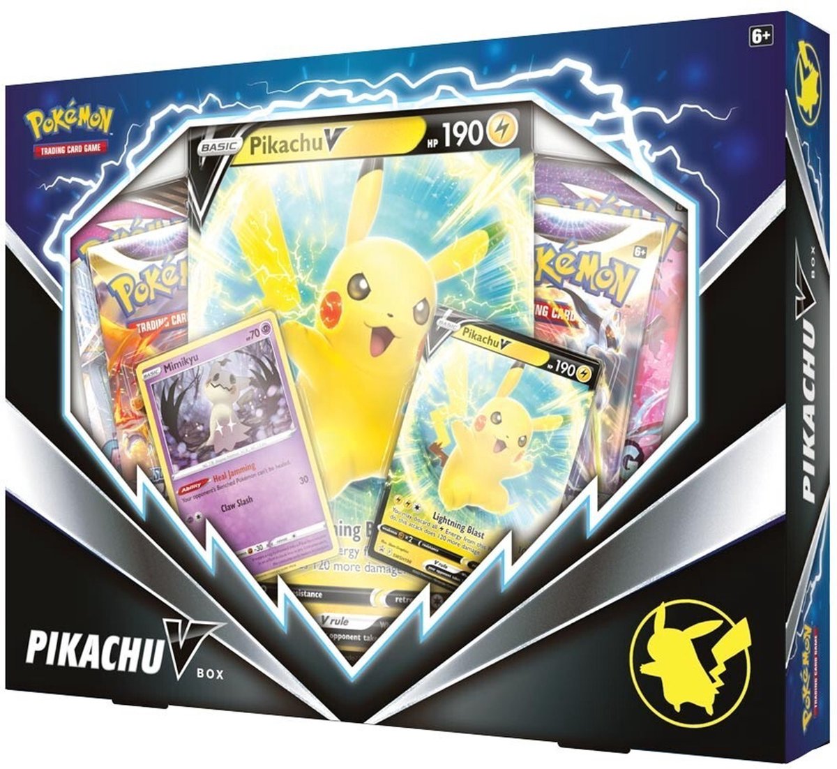 Pokémon coffret Pikachu V (4 boosters)
