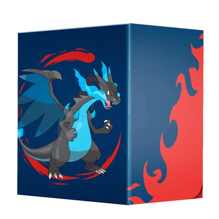 Ultra Pro Pokémon JCC Boîte de Deck 100+ Méga-Dracaufeu X pour protéger jusqu'à 100 cartes sous sleeves