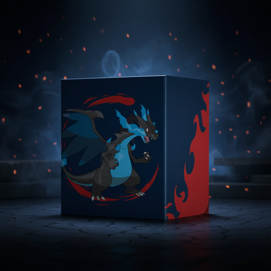 Ultra Pro Pokémon JCC Boîte de Deck 100+ Méga-Dracaufeu X pour protéger jusqu'à 100 cartes sous sleeves