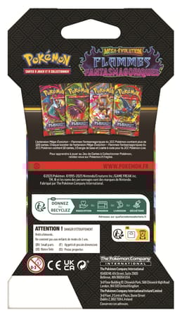 Booster Pokémon Flammes Fantasmagoriques – ME02 – 1 Booster FR