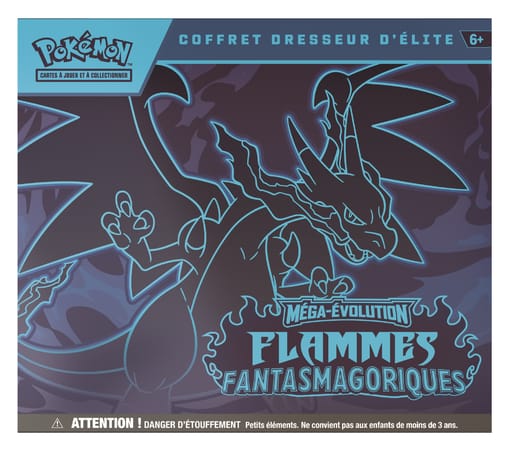 Coffret Dresseur d’Élite Pokémon Flammes Fantasmagoriques – ME02 – FR
