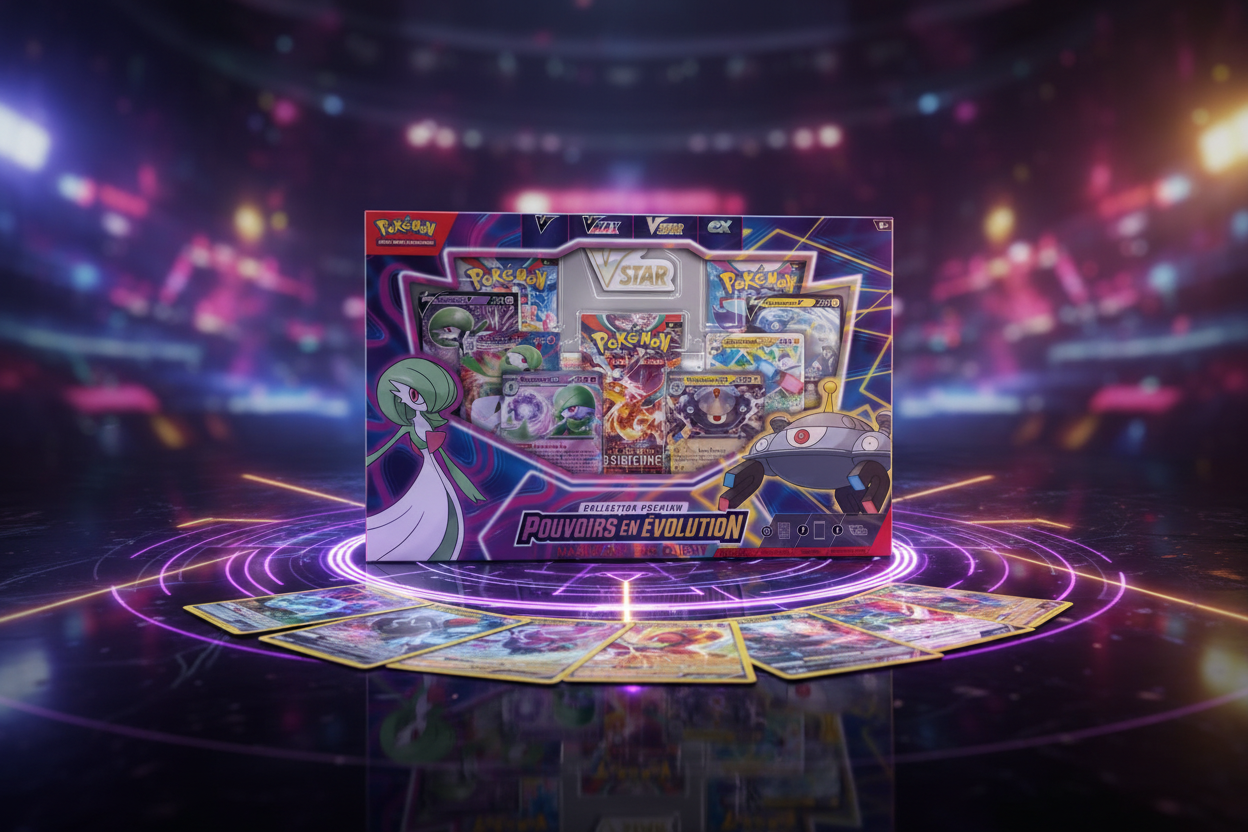 Pokémon JCC – Coffret Premium : Pouvoirs en Évolution – Écarlate et Violet (FR)