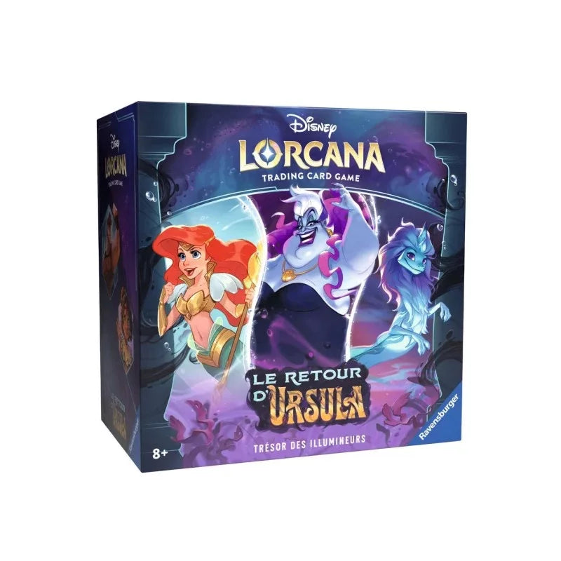 Disney Lorcana Trésor des Illumineurs Chapitre 4 Le Retour d’Ursula coffret FR illustration alternative coffret