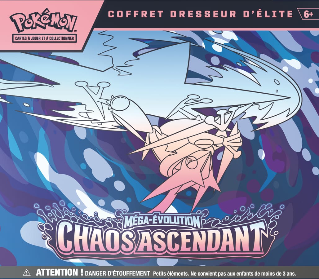 Pokémon – Coffret Dresseur d'Élite ME04 Chaos Ascendant FR