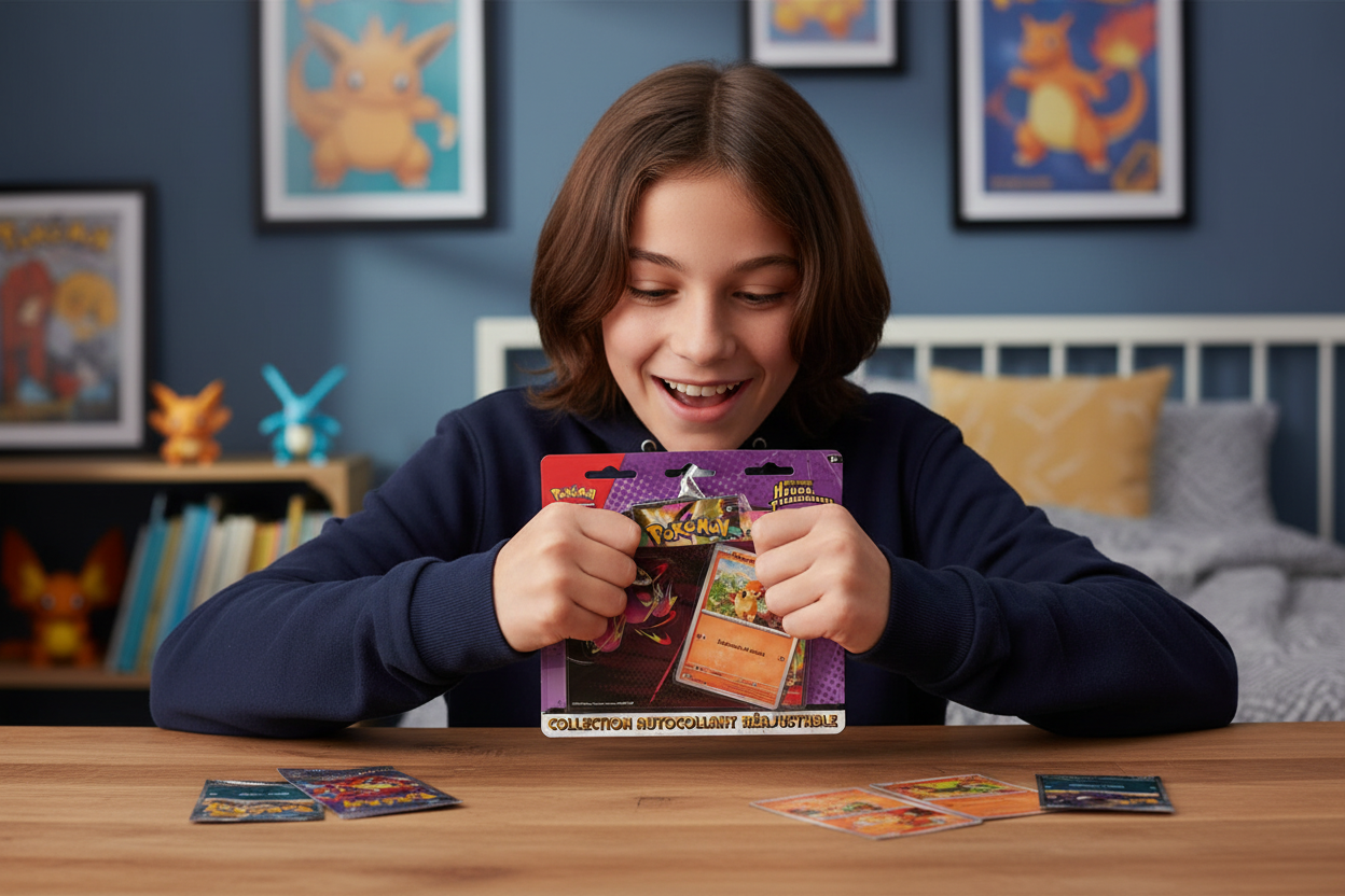 Pokémon JCC – Collection Autocollant Réajustable Méga-Évolution  ME2.5 FR