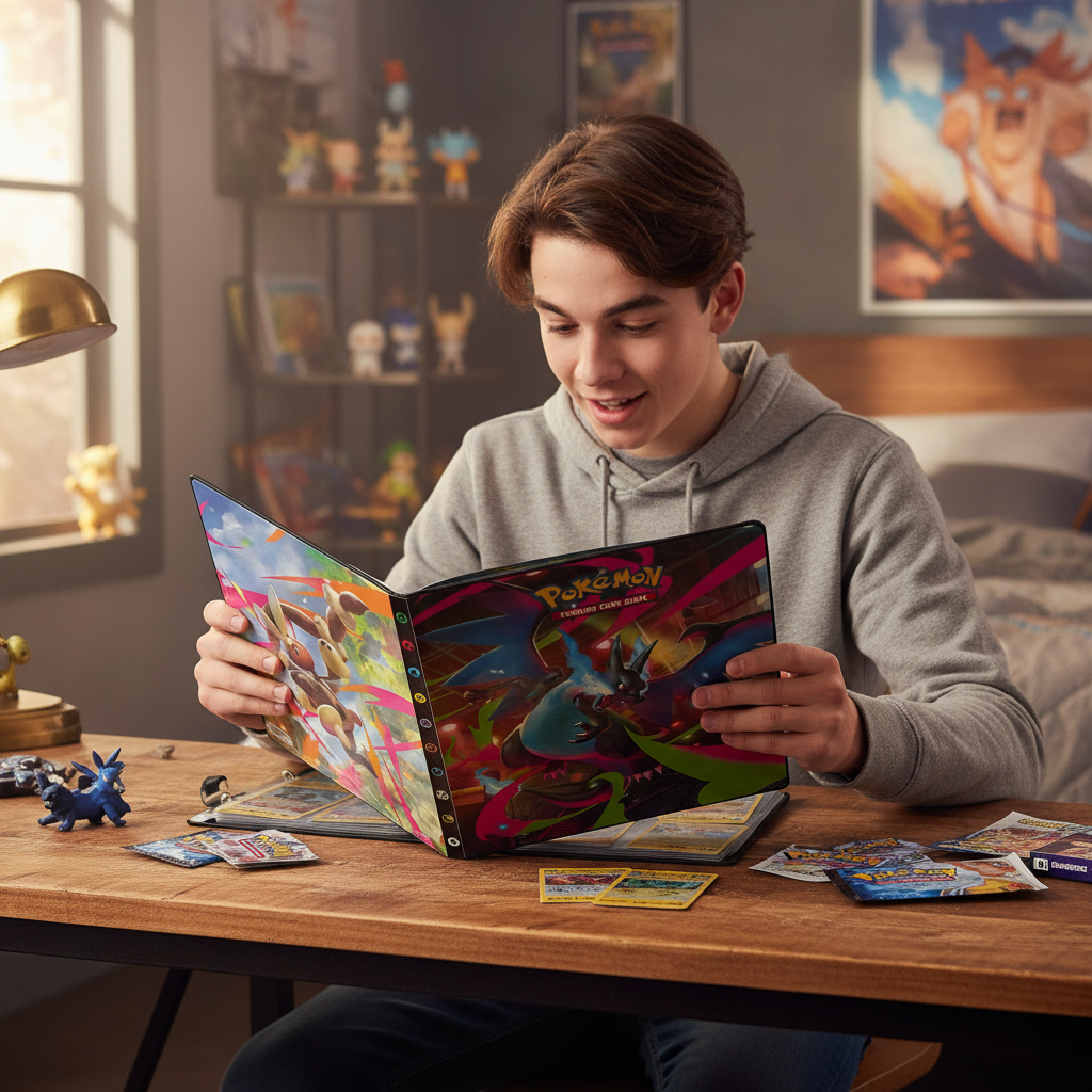 Pokémon JCC – Portfolio 9 Pochettes Flammes Fantasmagoriques Ultra Pro