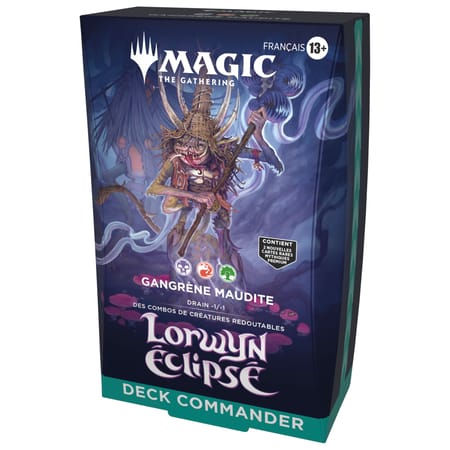 Magic: The Gathering – Commander Deck Lorwyn Éclipsé Gangrène Maudite FR
