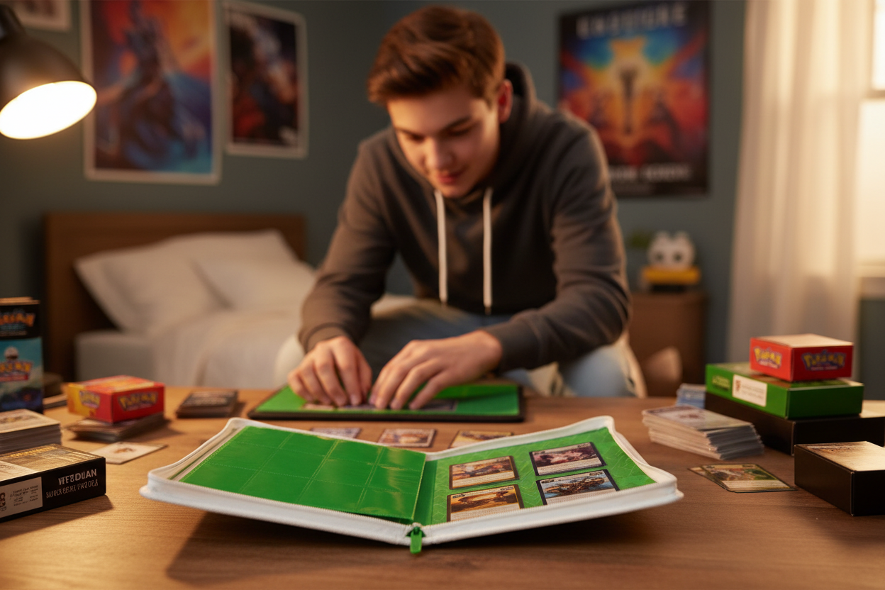 Portfolio Magic A4 Ultra Pro Mana Forêt – Classeur 12 Pochettes Zip