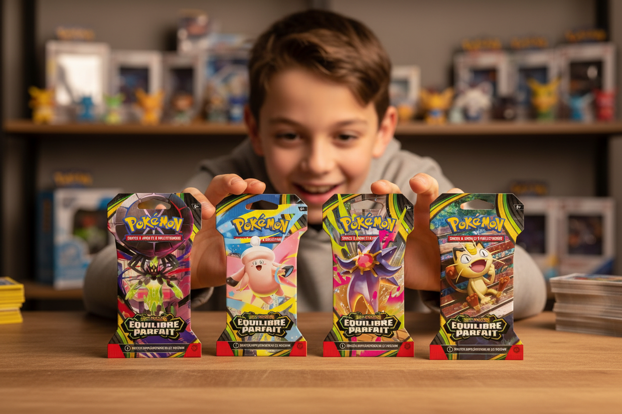 Pokémon – Blister 1 Booster ME03 Équilibre Parfait FR (Aléatoire)