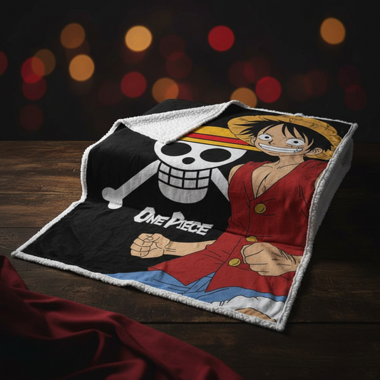 One Piece – Plaid Sherpa Monkey D. Luffy 120x150cm