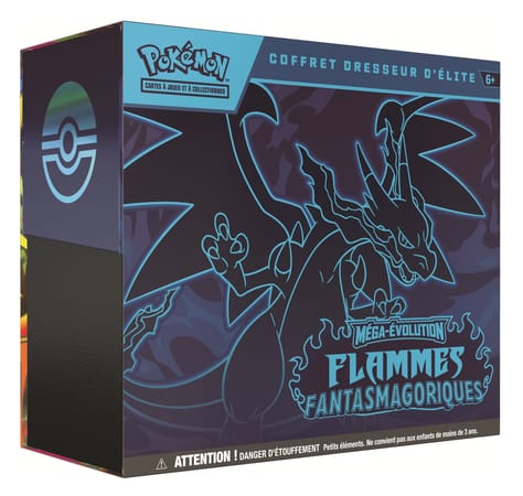 Coffret Dresseur d’Élite Pokémon Flammes Fantasmagoriques – ME02 – FR