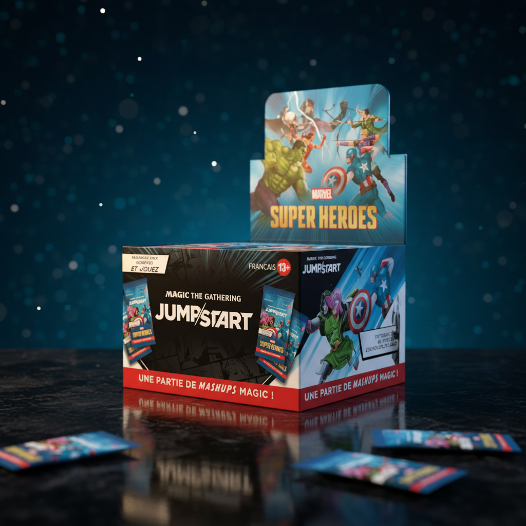 Magic: The Gathering – Boîte de Boosters Jumpstart Marvel Super Heroes FR (24 Boosters)