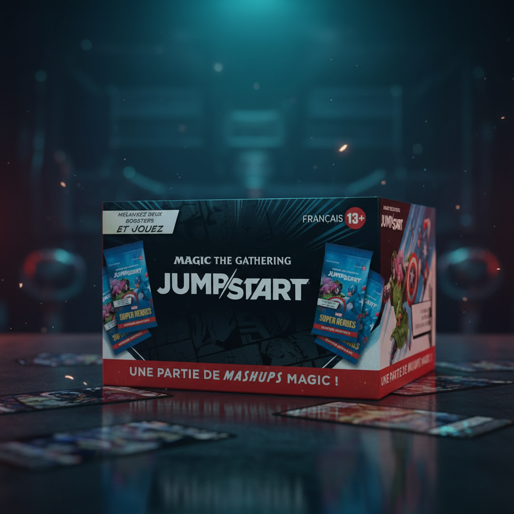 Magic: The Gathering – Boîte de Boosters Jumpstart Marvel Super Heroes FR (24 Boosters)
