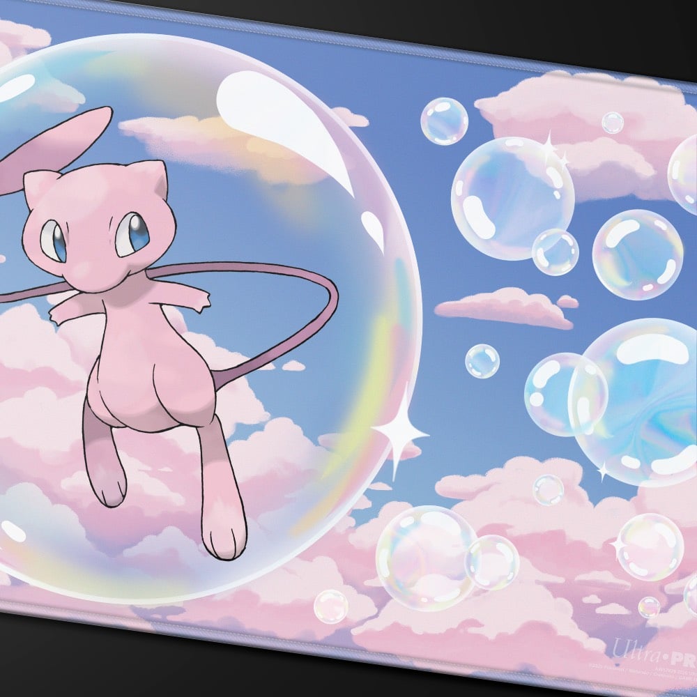 Ultra PRO – Tapis de jeu Pokémon Mew métallisé – Mythical Foil Playmat