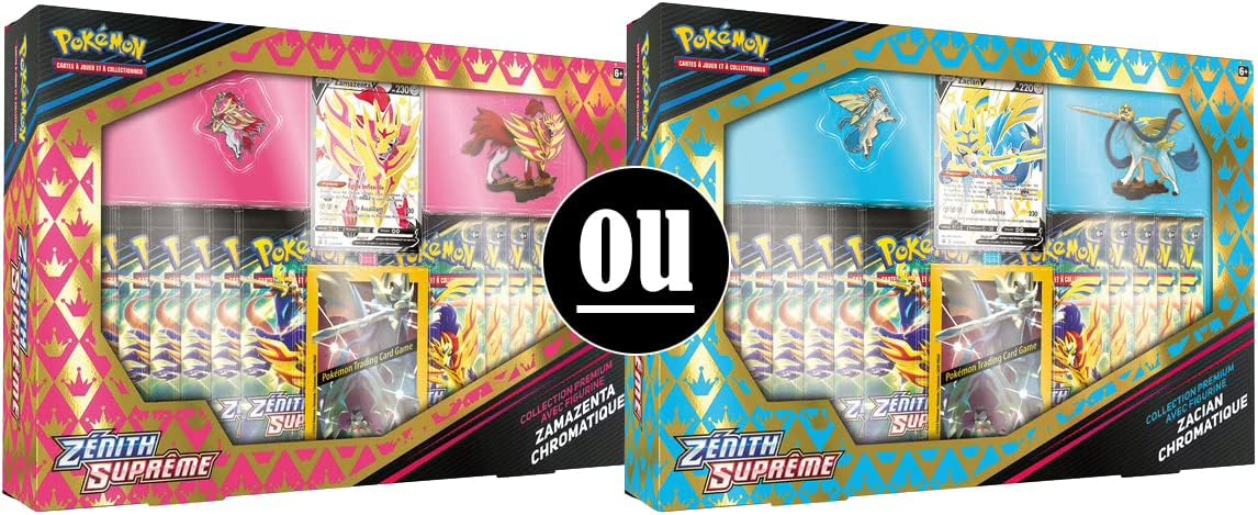 Pokémon JCC – Zénith Suprême – Collection Premium Zacian / Zamazenta
