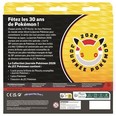 Pokémon JCC – Collection Journée Pokémon 2026 FR