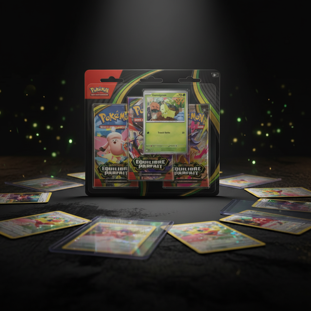 Pokémon – Blister 3 Boosters ME03 Équilibre Parfait Germignon FR