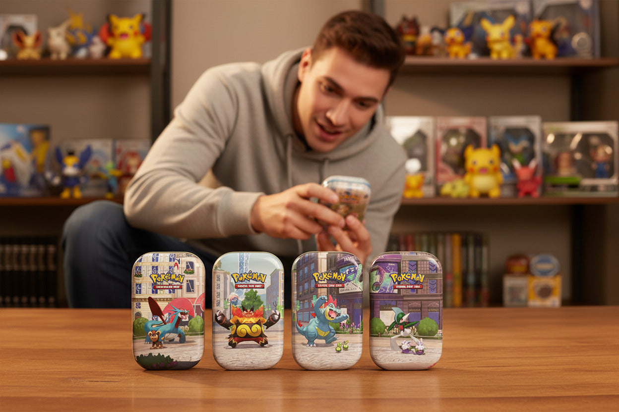Pokémon JCC, Mini-boîte Illumis, Mini Tin Pokémon, Boosters Pokémon, Pokémon 2026, Collection Pokémon, Carte Pokémon, Pokémon FR, Coffret Pokémon, Pokémon TCG Live, Produit Pokémon Officiel, Collection Illumis