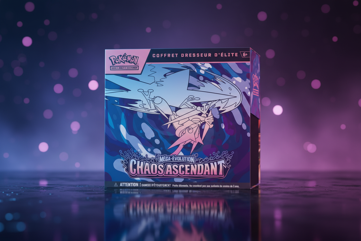 Pokémon – Coffret Dresseur d'Élite ME04 Chaos Ascendant FR