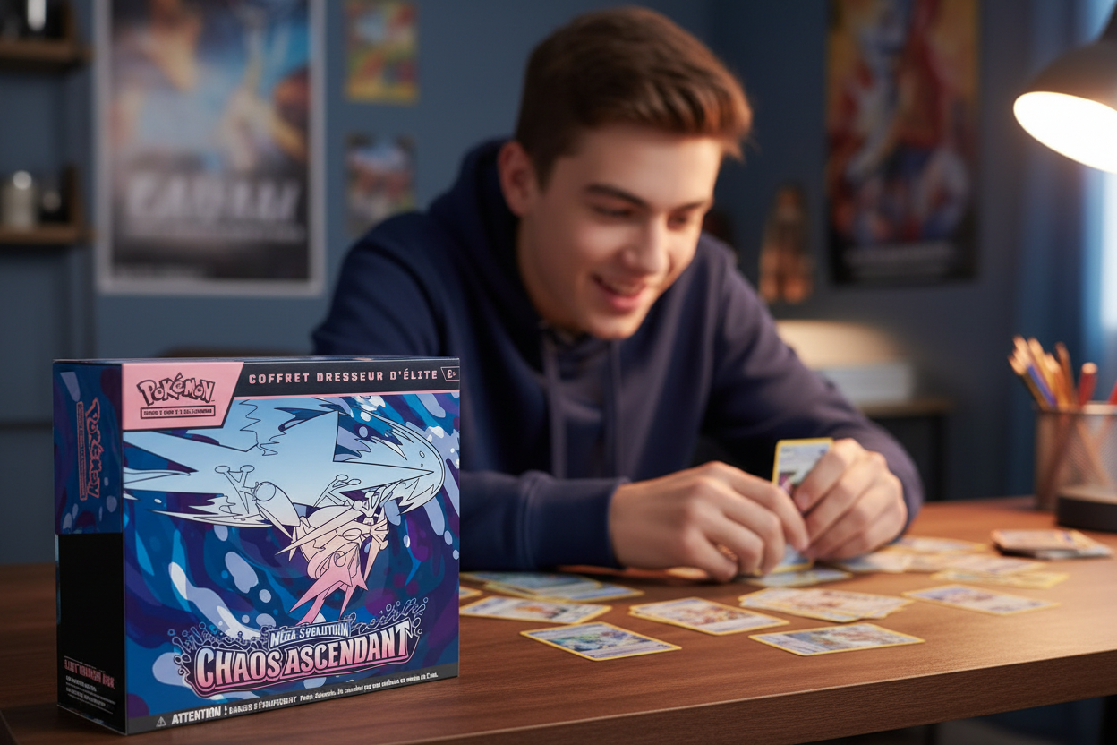 Pokémon – Coffret Dresseur d'Élite ME04 Chaos Ascendant FR