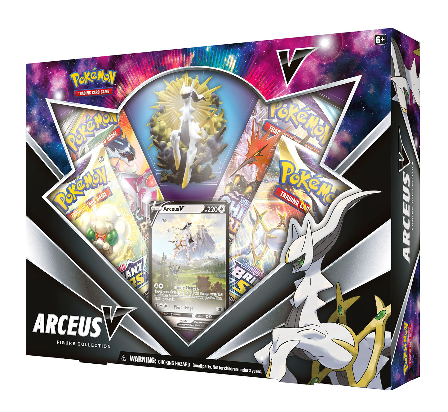 Pokémon Coffret V Arcéus Fig 4 boosters
