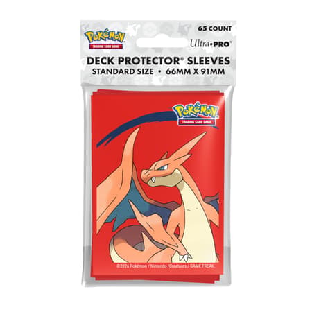 Ultra Pro Pokémon JCC Méga-Dracaufeu Y 65 pochettes de protection deck officielles 66 x 91 mm