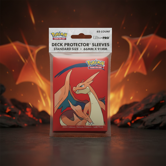 Ultra Pro Pokémon JCC Méga-Dracaufeu Y 65 pochettes de protection deck officielles 66 x 91 mm
