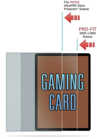 Ultra pro - sachet de 100 sleeves pro fit latéral