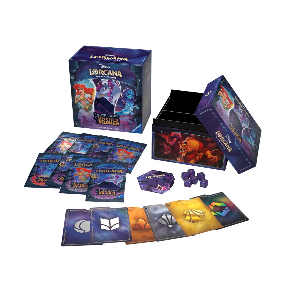 Disney Lorcana Trésor des Illumineurs Chapitre 4 Le Retour d’Ursula coffret FR vue boîte principale