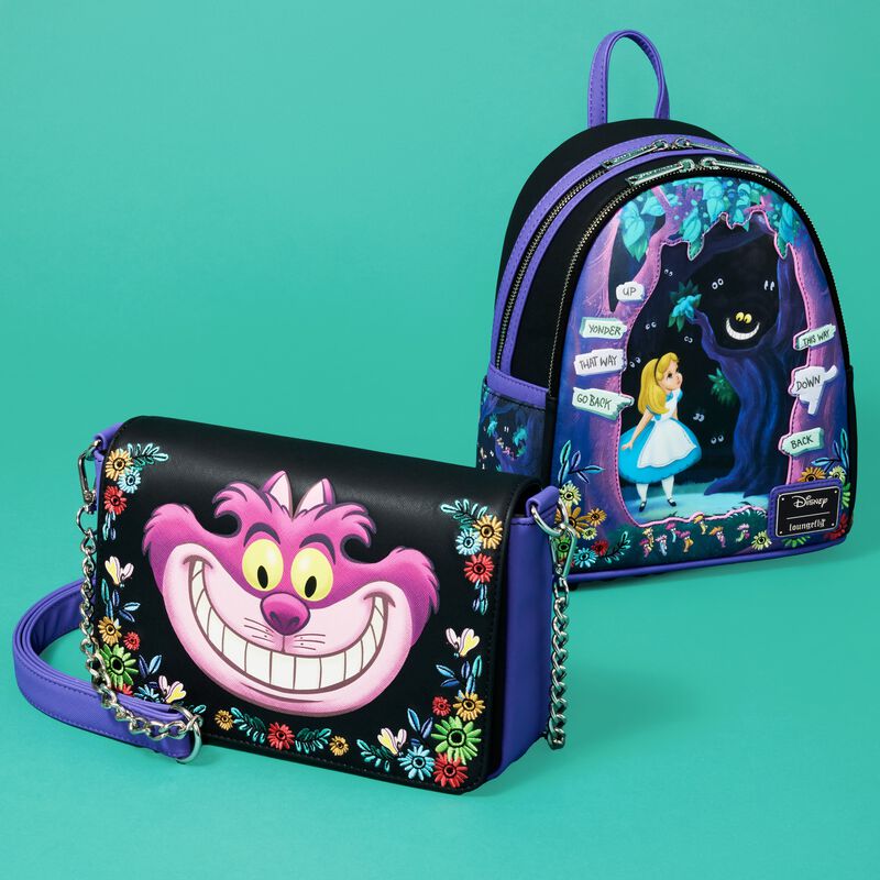 DISNEY - Chat du Cheshire - Sac bandoulière Loungefly